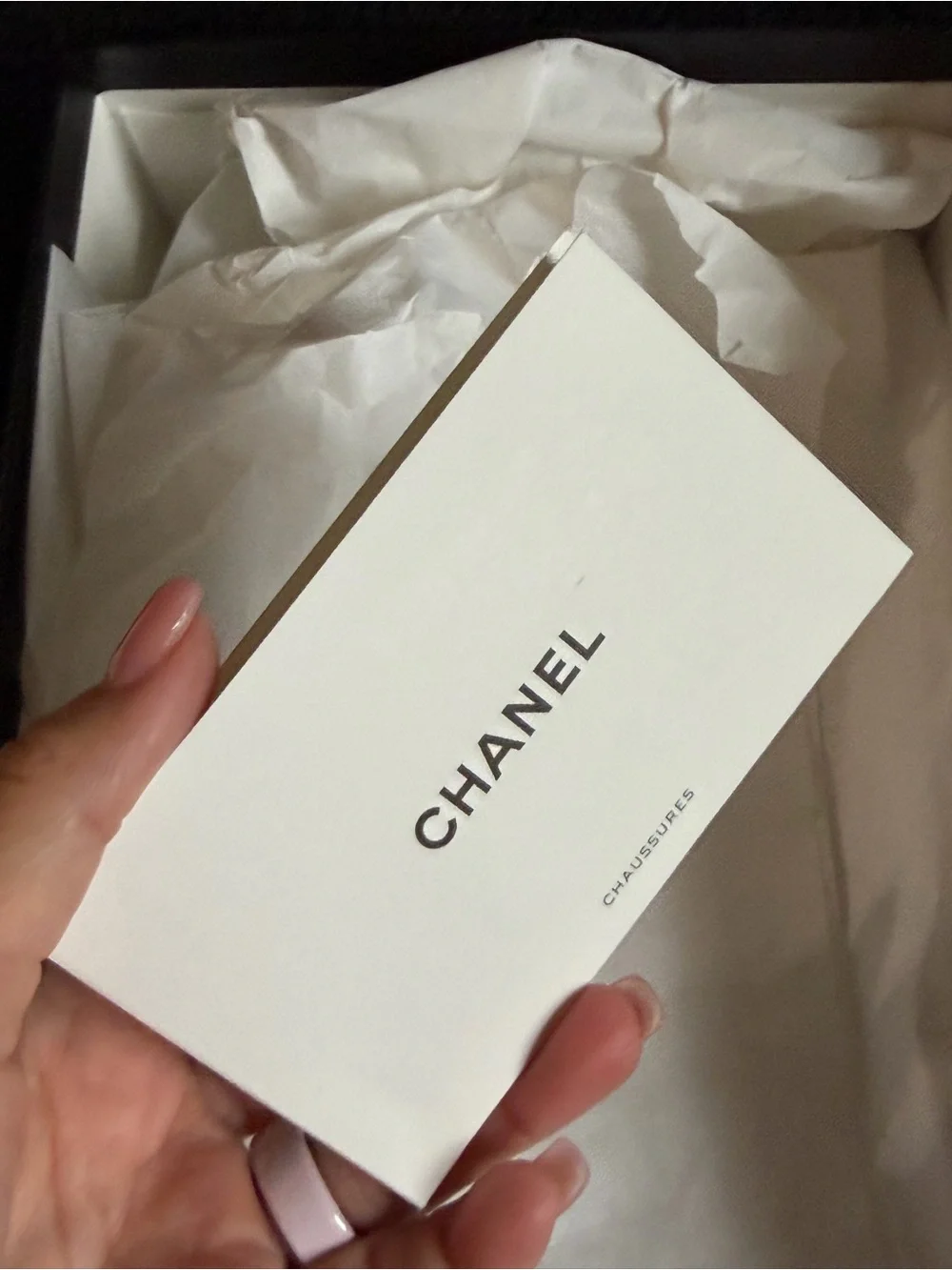 Chanel Two Tone Leather Ballet Flats Light Blue Black CC Bow Shoes 36.5